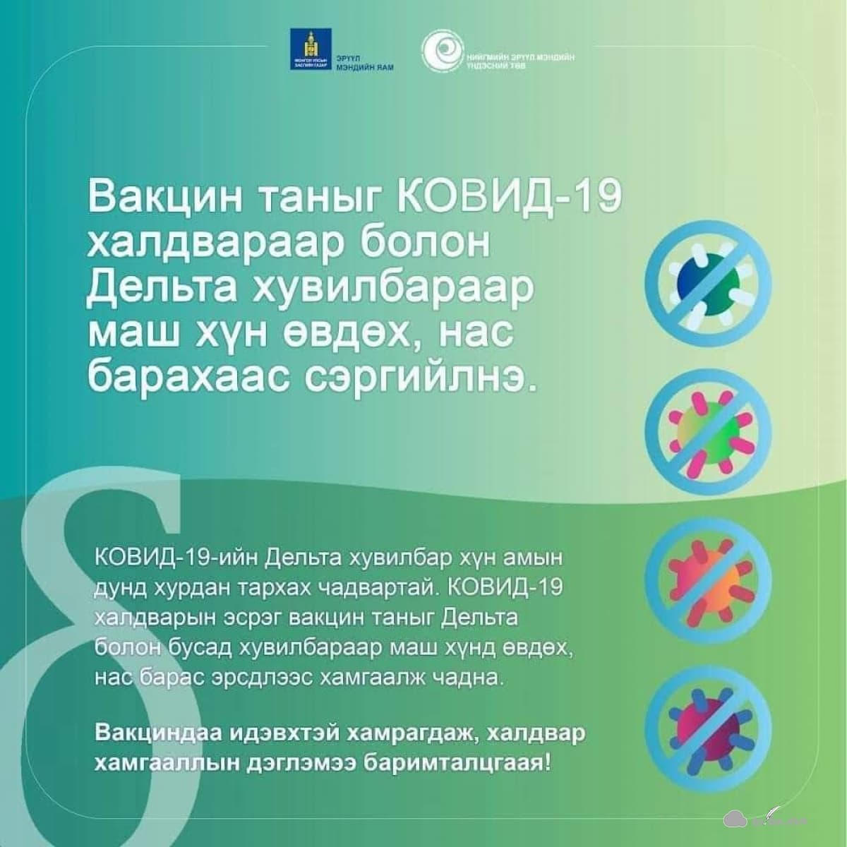 Вакцин таныг ковид-19 халдвараас сэргийлнэ