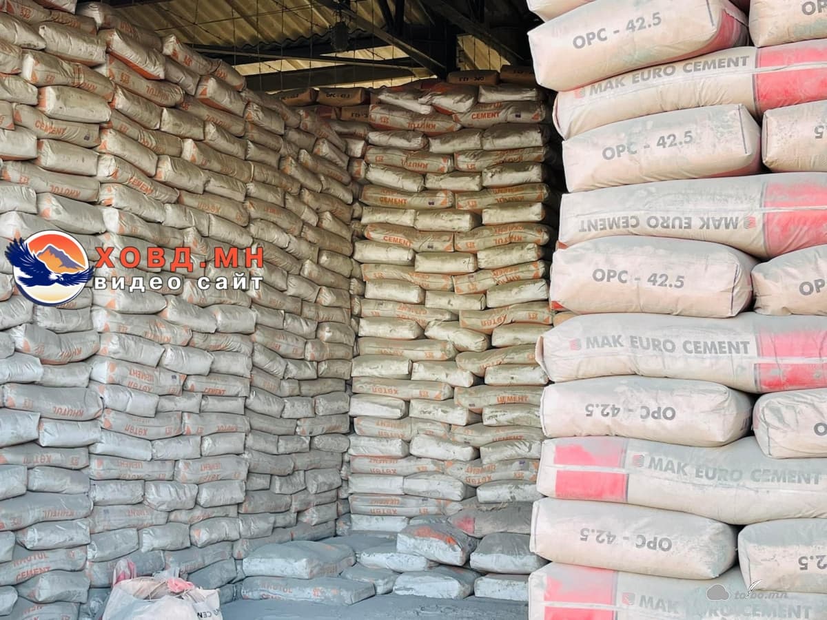 Ховд аймагт цементний хомсдол бий болж тонн тутамдаа 750.000 төгрөгт хүрчээ.